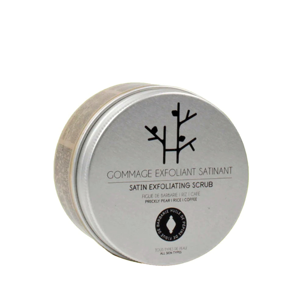 Gommage exfoliant satinant à l’argile et poudre de riz - 120g