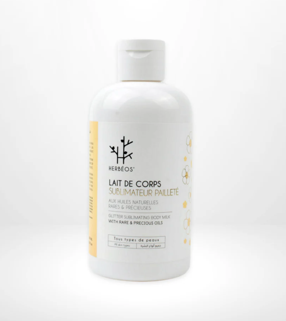 Lait de corps sublimateur pailleté, parfum doux et sensuel - 250ml