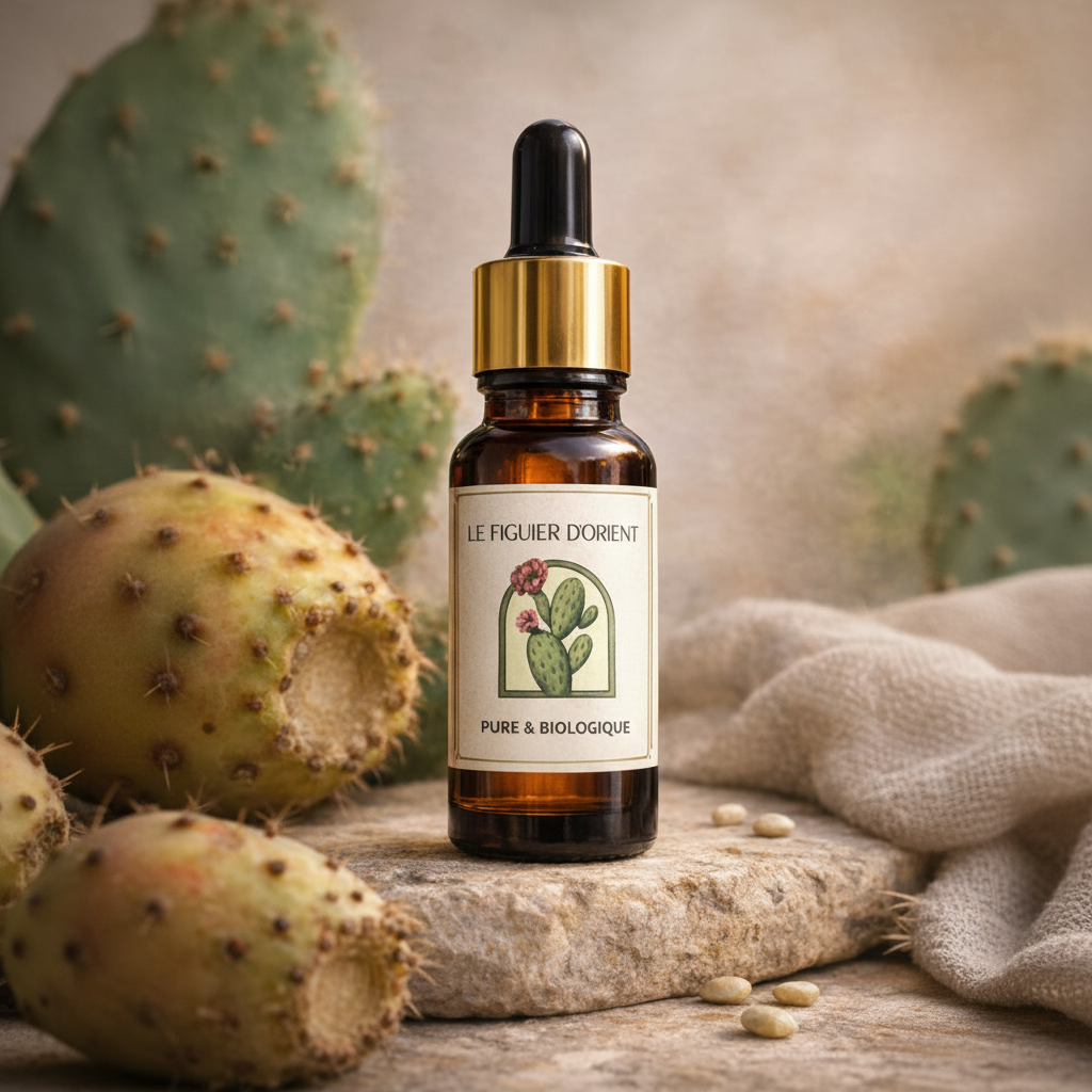 huile de pépins de figue de barbarie bio visage