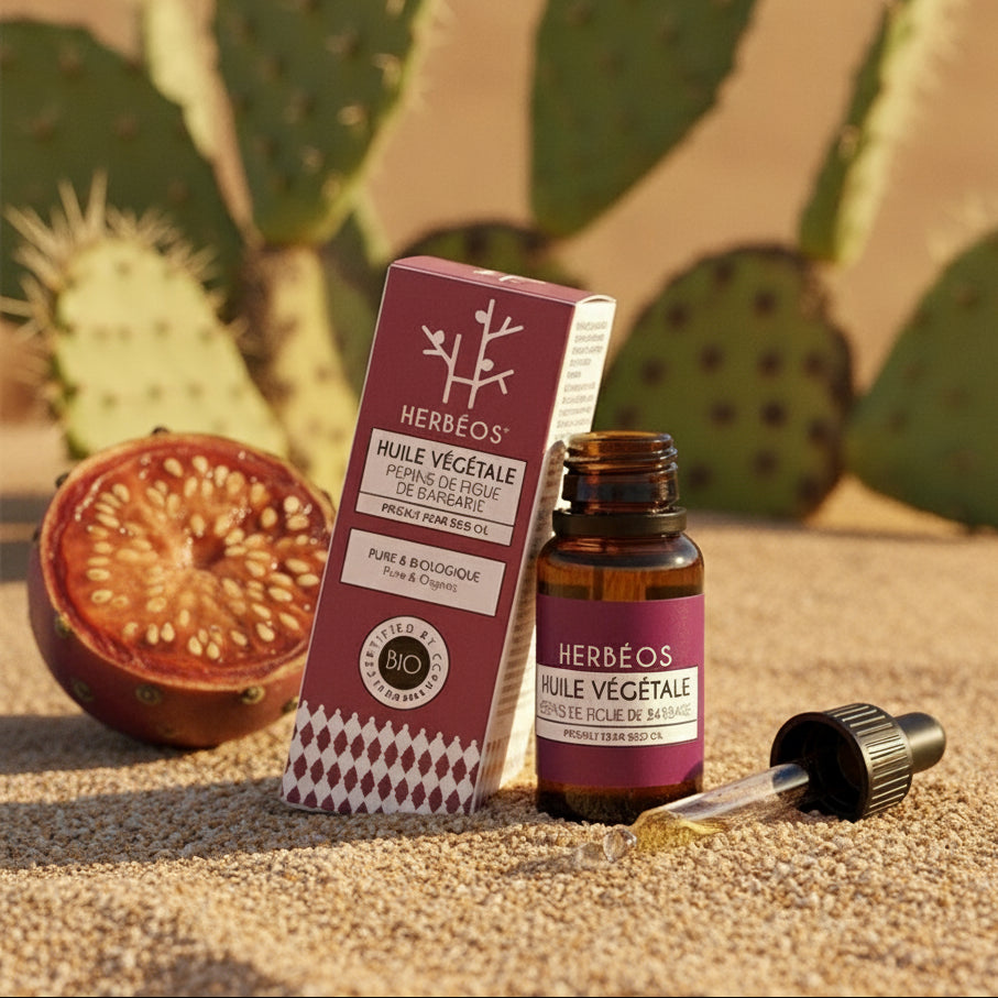 Figue de Barbarie naturelle, source précieuse d’huile régénérante et antioxydante. Ingrédient clé des soins Le Figuier d’Orient pour une peau éclatante et nourrie.