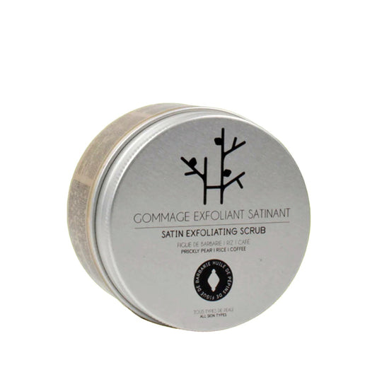 Gommage exfoliant satinant à l’argile et poudre de riz - 120g