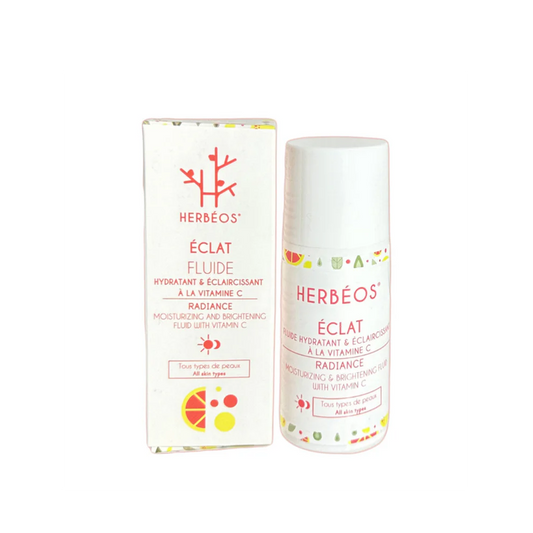 Offrez à votre peau éclat, jeunesse et hydratation avec notre fluide naturel à la Vitamine C, figue de barbarie bio et acide hyaluronique.