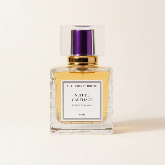 Nuit de Carthage extrait de parfum 30 ml parfum de luxe signature Le Figuier d’Orient.