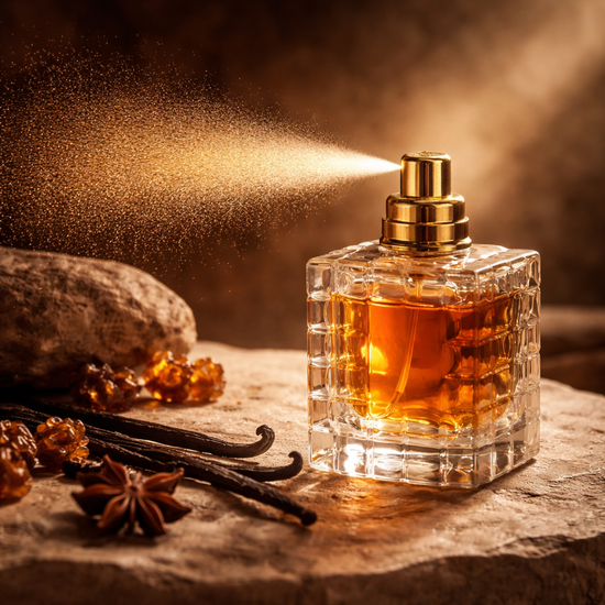 Extrait de parfum concentré Le Figuier d’Orient, parfum de niche suisse à haute intensité et longue tenue, signature olfactive élégante et durable.